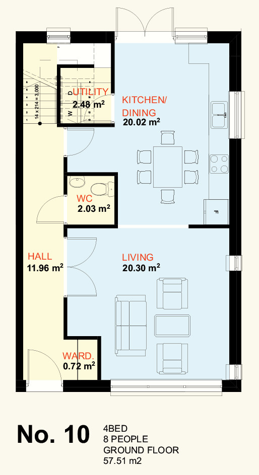 No. 10 Ground Floor Plan