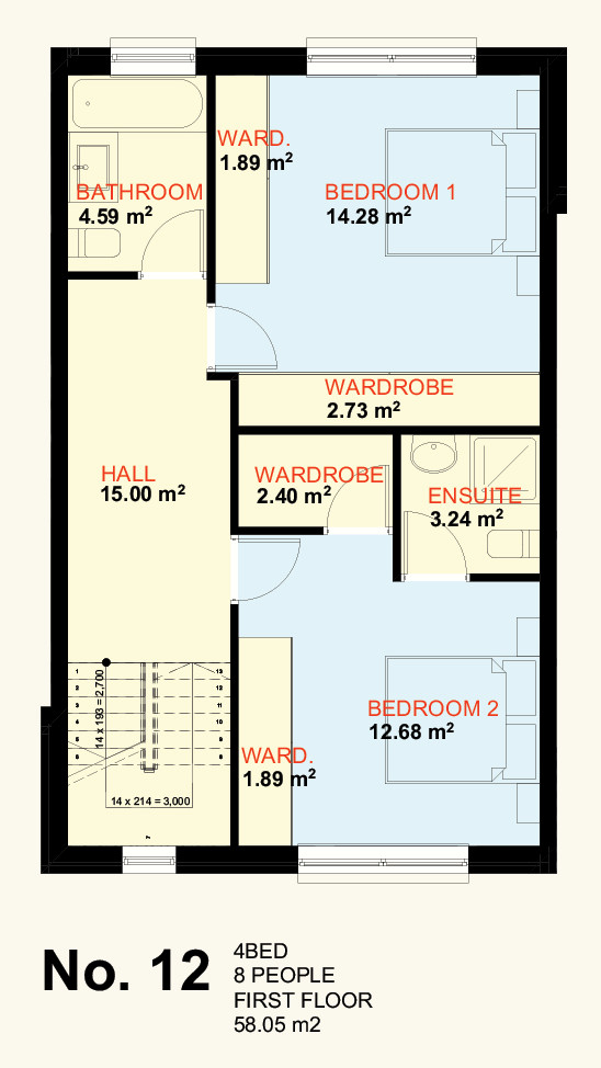 No. 12 First Floor Plan