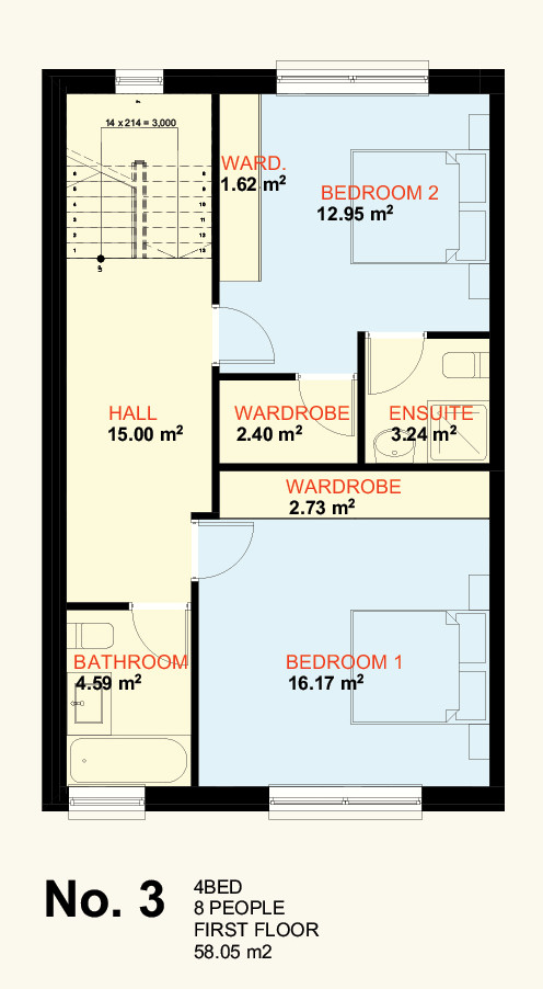 No. 3 First Floor Plan