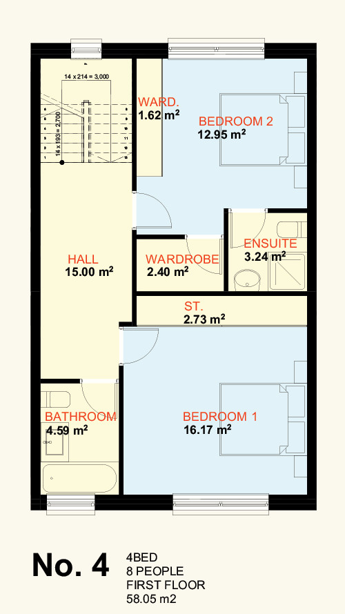 No. 4 First Floor Plan