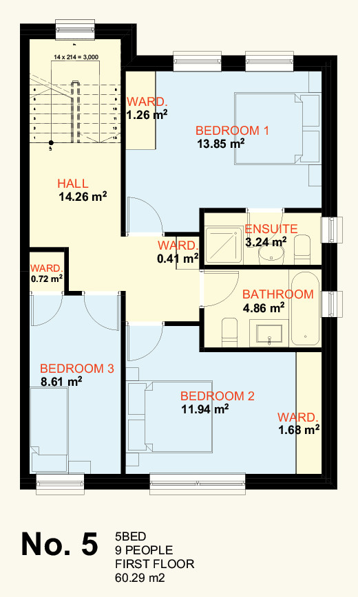 No. 5 First Floor Plan