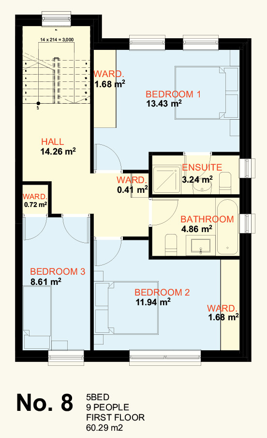 No. 8 First Floor Plan