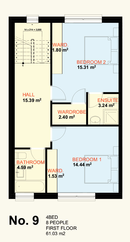 No. 9 First Floor Plan