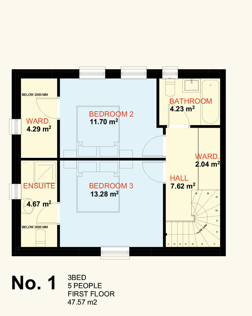 No. 1 First Floor Plan