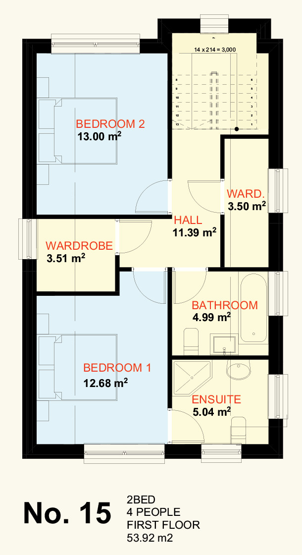 No. 15 First Floor Plan