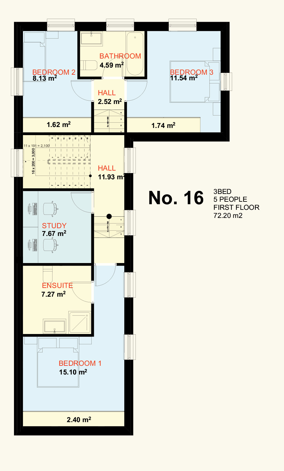 No. 16 First Floor Plan