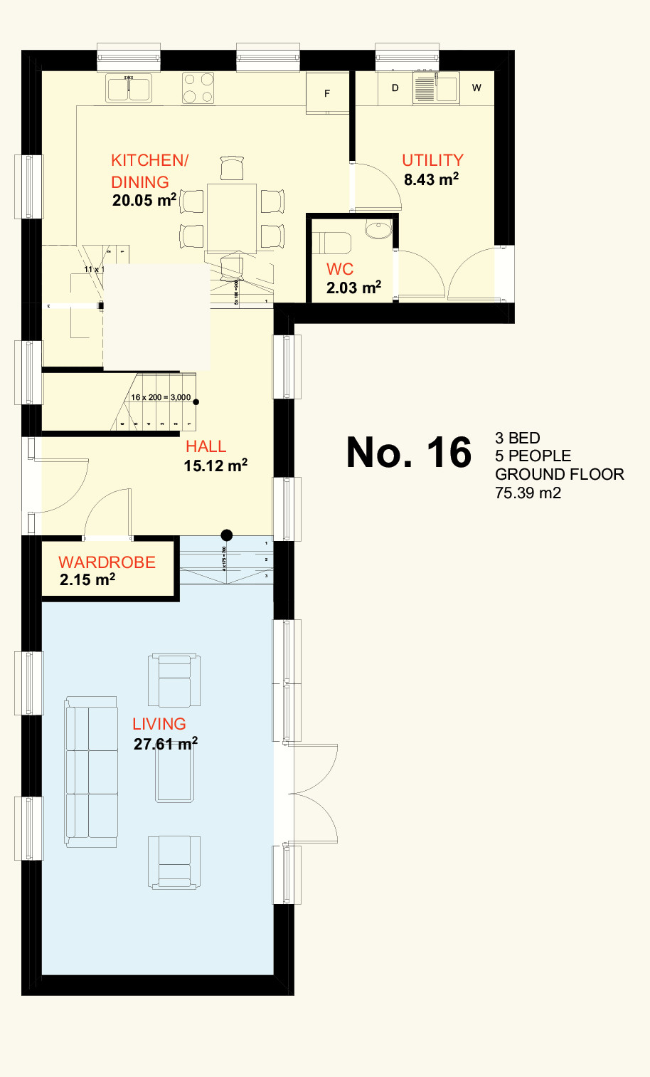 No. 16 Ground Floor Plan